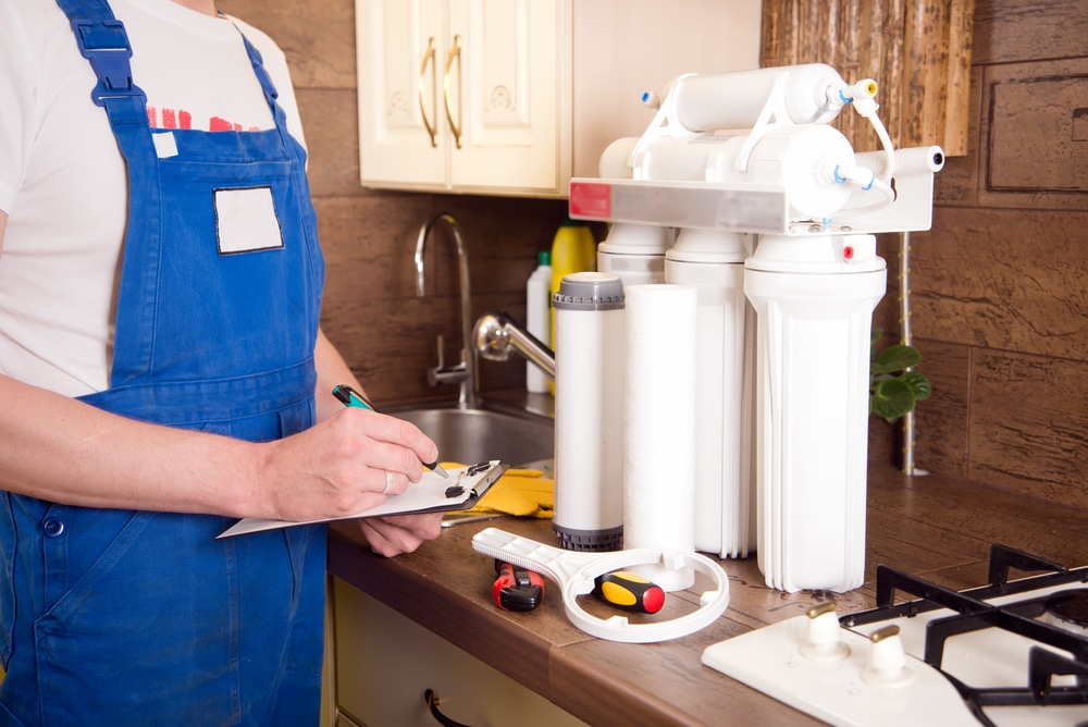 Water filtration system maintenance requirements